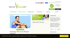 Desktop Screenshot of meine-vitalitaet.de